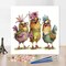 Paint by Numbers for Adults Beginners - Paint by Number Chicken,DIY Acrylic Paint by Numbers Kits on Canvas Chickens, Drawing Colorful Paintworks Artwork for Adults Beginner,14x14inch
